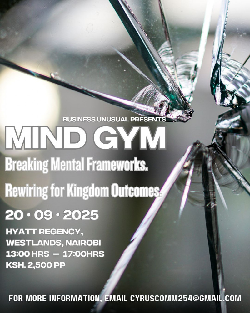 MIND GYM 15 - 20TH SEPT Breaking Mental Frameworks